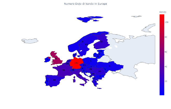 Numero Dojo in Europa